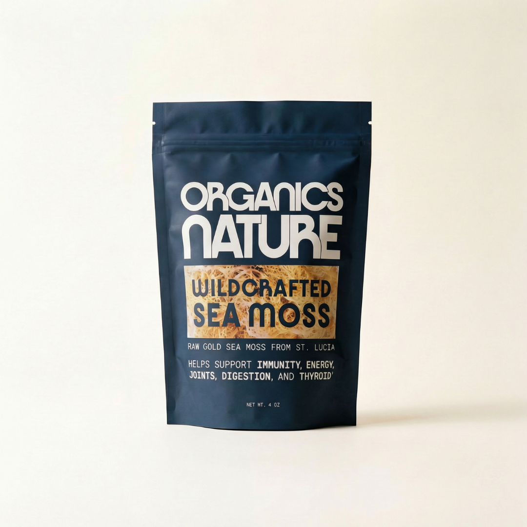 Organics Nature Raw Wildcrafted Sea Moss from Saint Lucia