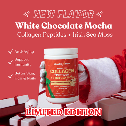 White Chocolate Mocha Collagen Sea Moss - 4 Tubs