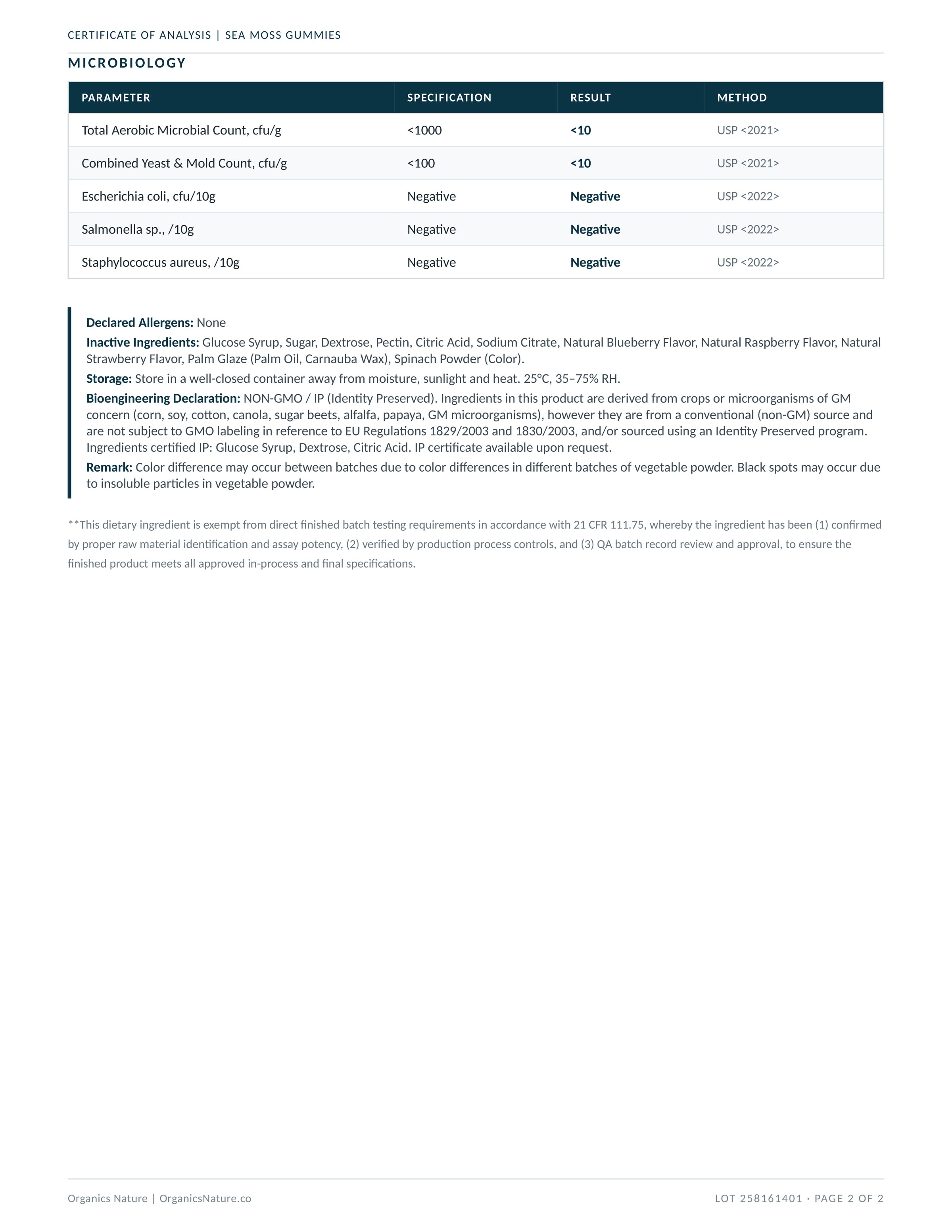 Lab Results & Testing — page 2