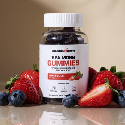 Sea moss gummies strawberry flavor